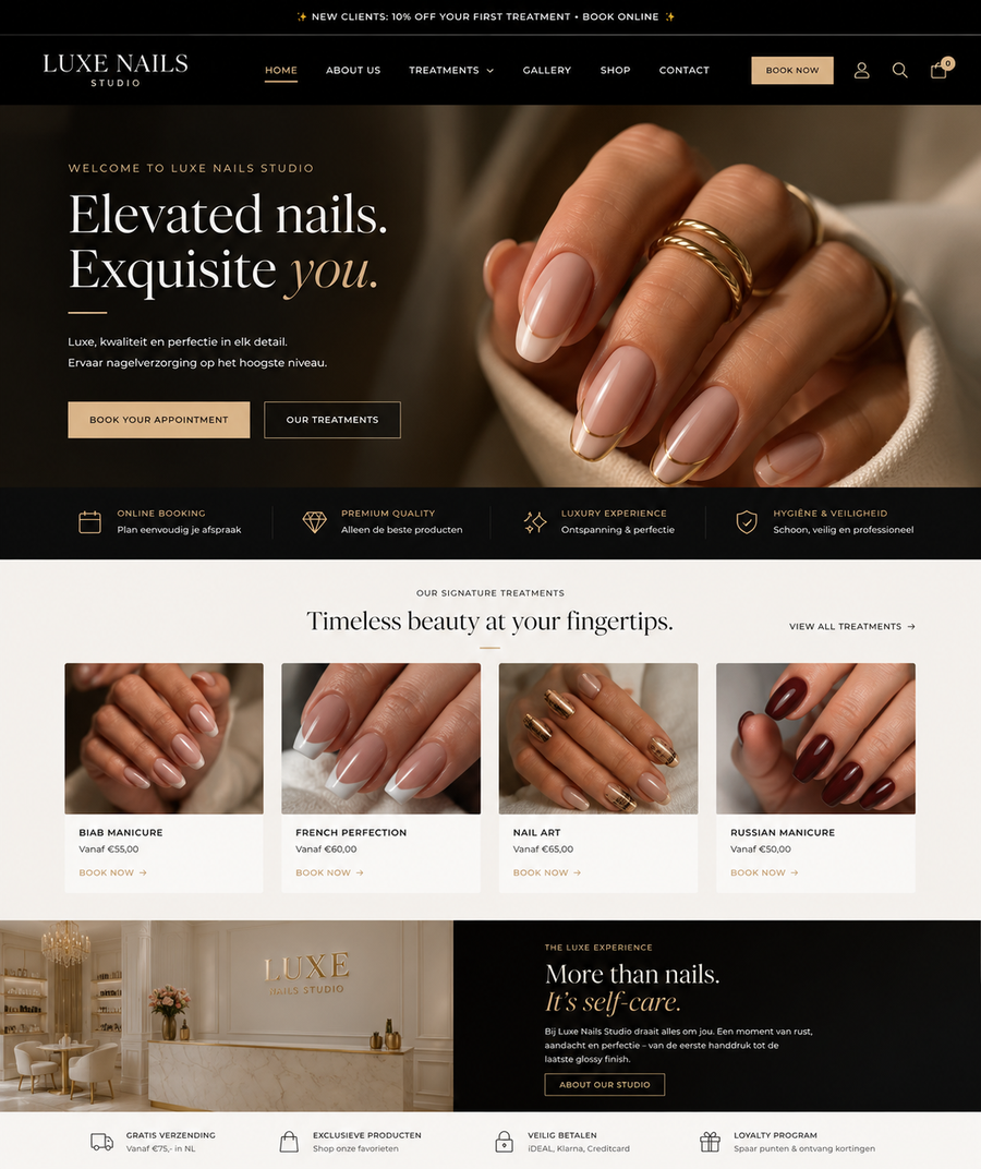 Nail Studio Website