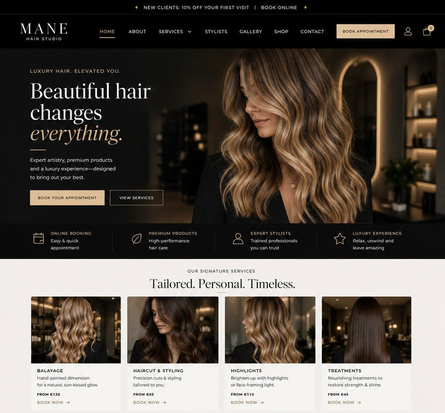 Hair Salon Website
