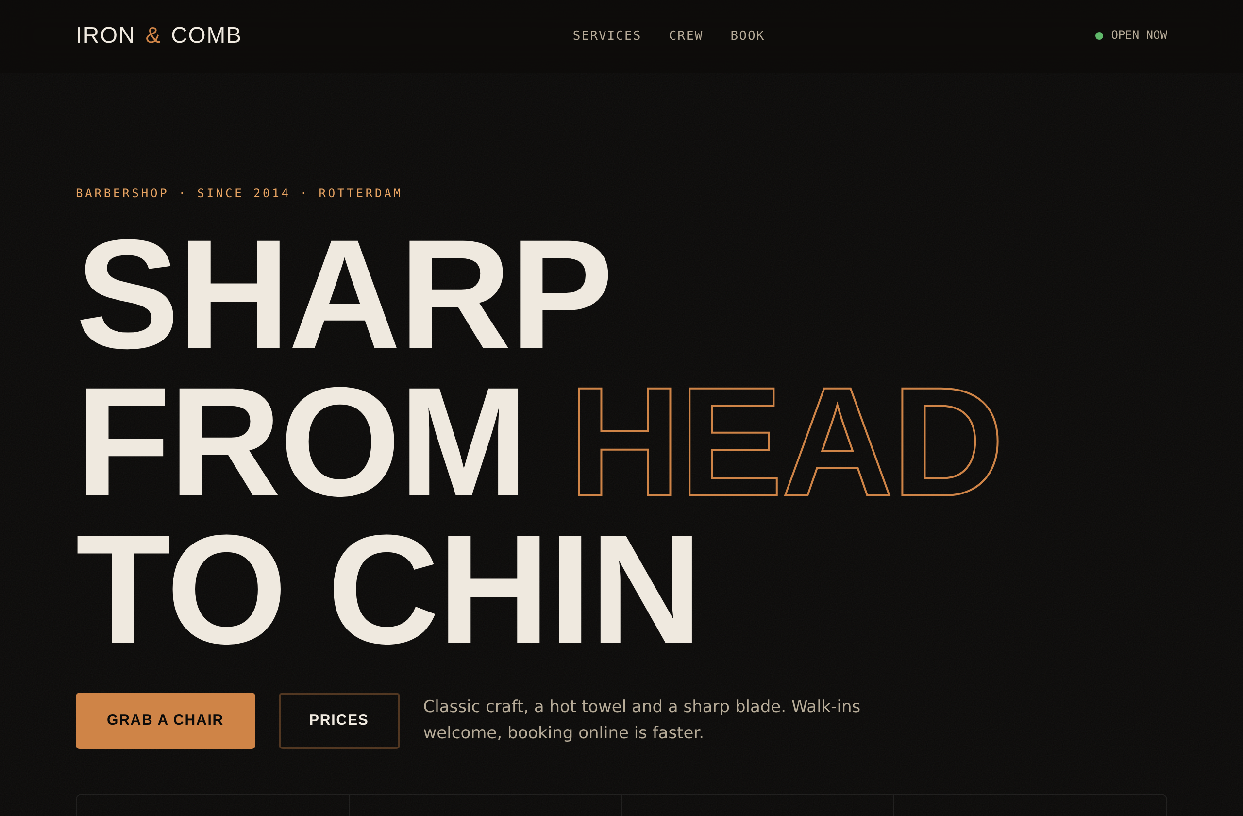 IJzer & Kam — Barbershop